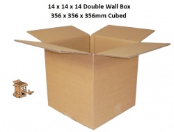 Cardboard boxes 14x14x14″ square box